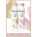 Emotion Gold Bliss & Joyous Kadın Alüminyumsuz Vegan Deodorant Tanışma Seti 2x150 Ml Leke Bırakmaz