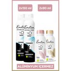 Emotion Invisible Fresh Kadın Alüminyumsuz Vegan Deodorant 2x150 Ml - Gold Bliss,Joyous 2x90 Ml