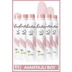 Emotion Joyous Kadın Alüminyumsuz Vegan Deodorant 6x200 Ml Hızlı Kurur, Leke Bırakmaz