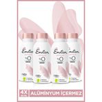 Emotion Joyous Vegan Kadın Alüminyumsuz Deodorant 4x90 Ml Hızlı Kurur,Leke Bırakmaz