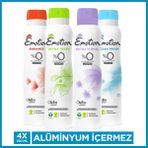 Emotion Kadın Alüminyumsuz Vegan Deodorant 4x150 ml Sprey Koku Türleri: Romance, Detox Fresh, Floral, Ocean Fresh