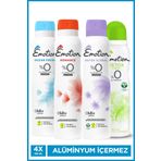 Emotion Kadın Deodorant Karma Set 4x150 Ml (Romance,Detox Floral&Fresh,Ocean Fresh)
