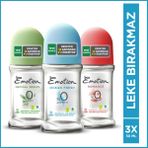 Emotion Kadın Roll On 50 ml 3'lü Tanışma Seti (Natura Breeze,ocean Fresh,romance)