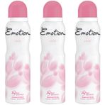 Emotion Love 150 ml x 3 Kadın Deodorant