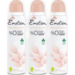 Emotion Natural Bloom Deodorant 48 Saat Koruma Sağlayan Vegan Sprey 3 x 150 ml