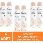 Emotion Natural Bloom Kadın 6x150 ml Deodorant Sprey