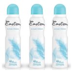 Emotion Ocean Fresh 3x150 ml Kadın Sprey Deodorant
