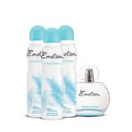 Emotion Ocean Fresh EDT 50 ml Kadın Parfümü + 3x150 ml Deodorant