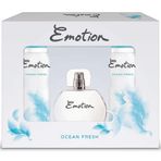 Emotion Ocean Fresh EDT 50 ml Kadın Parfümü+2x150 ml Deodorant