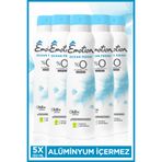 Emotion Ocean Fresh Kadın Alüminyumsuz Vegan Deodorant 5x150 Ml Hızlı Kurur, Leke Bırakmaz