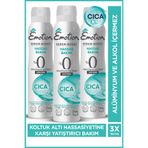 Emotion Serum Boost CICA Hassas Bakım Kadın Sprey Deodorant Alüminyum&Alkol İçermez 3x150 Ml