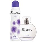 Emotion Violet EDT 50 ml + Deodorant 150 ml Kadın Parfüm Seti