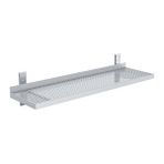 Emp.etp1.40100 Empero Emp.etp1.40100 Duvar Rafı Perforje Ayarlanabilir Demonte Tek Katlı 100*40 Gri