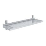 Emp.etp1.40180 Empero Emp.etp1.40180 Duvar Rafı Perforje Ayarlanabilir Demonte Tek Katlı 180*40 Gri