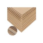 EMPA 100x70cm 3mm 12adet Oluklu Mukavva Karton - Proje Kartonu - Tuval Kartonu - Ödev Kartonu