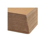 EMPA 100x70cm 3mm 5adet Oluklu Mukavva Karton - Proje Kartonu - Tuval Kartonu - Ödev Kartonu