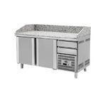 Emper EMP.160.80.01 2 Kapılı Granit Tablalı Mayalandırma Çekmeceli 160x80x102 cm Hamur Hazırlık Dolabı