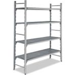 Empero EMP.50190-18 Düz Tablalı En 190x50x180 cm Polipropilen Raflar