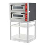 Empero Emp.5+5 Pizza Fırını 5+5 Li 300 Mm*4 Gümüş