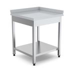 Empero EMP.KKT.7070-R Alt Raflı Sağ 70x70x85 cm Köşe Tezgahı