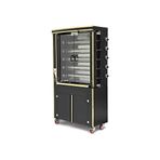 Empero EMP.PLS.5EE Piliç Kızartma Makinesi - Elektrikli, Dolaplı,statik Boyalı-gold Saclı