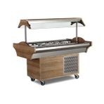 Empero EMP.SB.03 Saladbar , Hareketli 3*1/1 Gn Küvet Sogutmalı