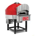 Empero EMP.SPO.03-D-GB-LPGDijital Gazlı Sabit Tabanlı 9 Pizza Kapasiteli Altın Siyah LPG'li Pizza Fırını