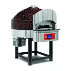 Empero Emp.spo.04-D-Br-Lpg Dijital Pizza Fırını Döner Tabanlı Siyah-Kırmızı