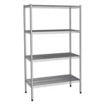 Empero EMP.T.3.53152-18-4 4 Katlı Inox 304-152X53X180 cm Tel Raf