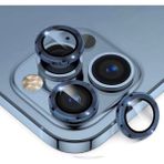 Empo Cases Apple iPhone 13 Pro ve 13 Pro Max Uyumlu %100 Safir Çizilmez Kamera Lens Koruyucu - Blue