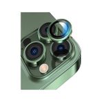 Empo Cases Apple iPhone 13 Pro ve 13 Pro Max Uyumlu %100 Safir Çizilmez Kamera Lens Koruyucu - Yeşil