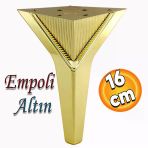 Empoli Luks Mobilya Oturma Yukseltici Kanepe Sehpa Tv Unite Koltuk Ayagi Baza Ayaklari Altin 16 Cm