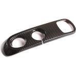 Emporaaium Araba Merkezi Konsol Vites Paneli Kapak Trim Çerçeve Etiket Mercedes Benz Smart 2009-2015 Aksesuarları, Karbon Fiber (Yurt Dışından) - Siyah