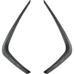 Emporaaium Araba Ön Ön Tampon Splitter Spoiler Şeritler Ford Focus St Hattı 2019-2022 Ön Hava Bıçağı Trimler Karbon Fiber Abs (Yurt Dışından) - Siyah