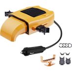 Emporaaium Elektrikli Araç Isıtıcısı 12V Soğutma ve Isıtma Fanı Kontrol Paneli Koltuk-Isıtıcı 150W 360 Derece Ayarlanabilir (Sarı) (Yurt Dışından) - Siyah