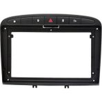 Emporaaium Inç 2din Araba Fasya Peugeot 408 308 08-16 Stereo Alınlıklar Paneli Dash Montaj Kurulum DVD Çerçeve Kiti In-Dash (Yurt Dışından) - Siyah
