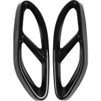 Emporaaium Mercedes Benz Glc Abc Eclass W205 Coupe W213 W176 W246 2016-17 Araba Aksesuarı Amg Egzoz Kapağı Trim 304 Çelik (Siyah) Için En Kaliteli (Yurt Dışından)