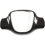 Emporaaium Mercedes Benz Smart 2009-2015 Için Araba Direksiyon Paneli Kapak Trim Çerçeve Dekoratif Sticker Aksesuarları, Karbon Fiber (Yurt Dışından) - Siyah