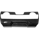 Emporaaium Merkezi Konsol Paneli Trim Abs Karbon Fiber Tarzı Iç Dekorasyon Aksesuarları Honda 10TH Gen Civic 2016-2020 (Yurt Dışından) - Siyah