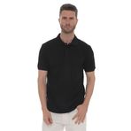 Emporio Armani% 100 Pamuk Gizli Düğmeli Polo Yaka T Shirt Erkek POLO YAKA T SHİRT EM000850 AF12955 UC001