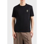 Emporio Armani % 100 Pamuk Relaxed Fit Bisiklet Yaka T Shirt Erkek T SHİRT EM001068 AF12926 UC001 - Siyah