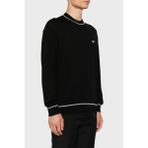 Emporio Armani % 100 Yünlü Bisiklet Yaka Kazak Erkek Kazak 6D1MXH 1mjlz F036 - 2XL - Siyah