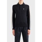 Emporio Armani % 100 Yünlü Fermuarlı Polo Yaka Kazak Erkek Kazak 6R1MU1 1mmhz 0920 - 2XL - Lacivert
