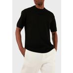 Emporio Armani 3D1TC8 1JTKZ 0999 Yuvarlak Yaka Siyah Erkek T-Shirt