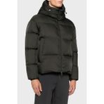 Emporio Armani 6D1BC3 1NNXZ 05A6 - Haki Jakarlı Logo Baskılı Regular Fit Erkek Mont