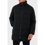 Emporio Armani 8N1LA5 1NLRZ 0999 Siyah Kapitoneli Oversize Fit Kuş Tüyü Dolgulu Dik Yaka Şişme Erkek Mont