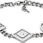 Emporio Armani AJEGS3071-040 Gri Erkek Bileklik