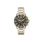 Emporio Armani AR11361 Altın Metalik Gri Erkek Kol Saati