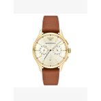 Emporio Armani AR11714 Deri Kahverengi Erkek Kol Saati