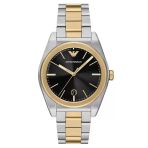 Emporio Armani AR11715 Altın Rengi Metalik Gri Çelik Erkek Kol Saati